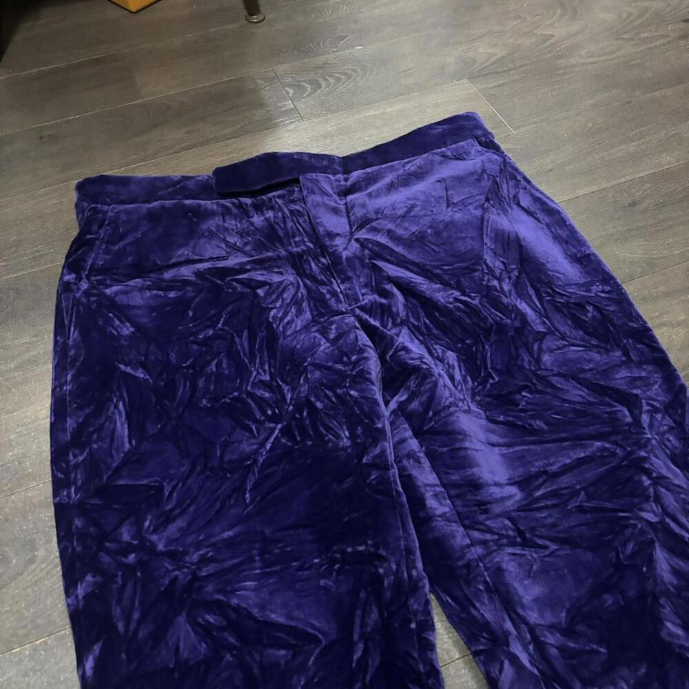 Vintage ralph lauren purple label velvet pants 36x32